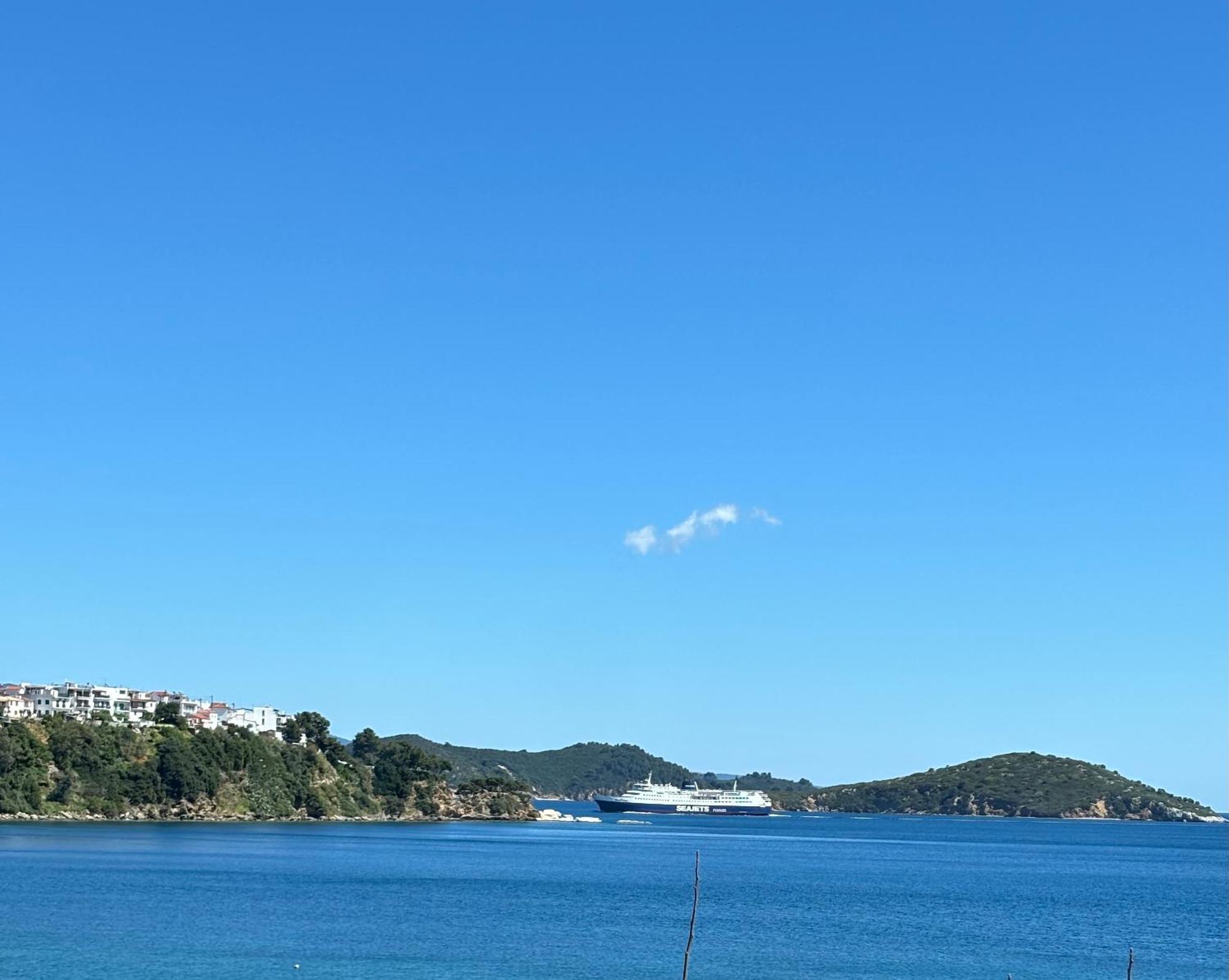 Angeliki Beach Hotel 메갈리 아모스 외부 사진