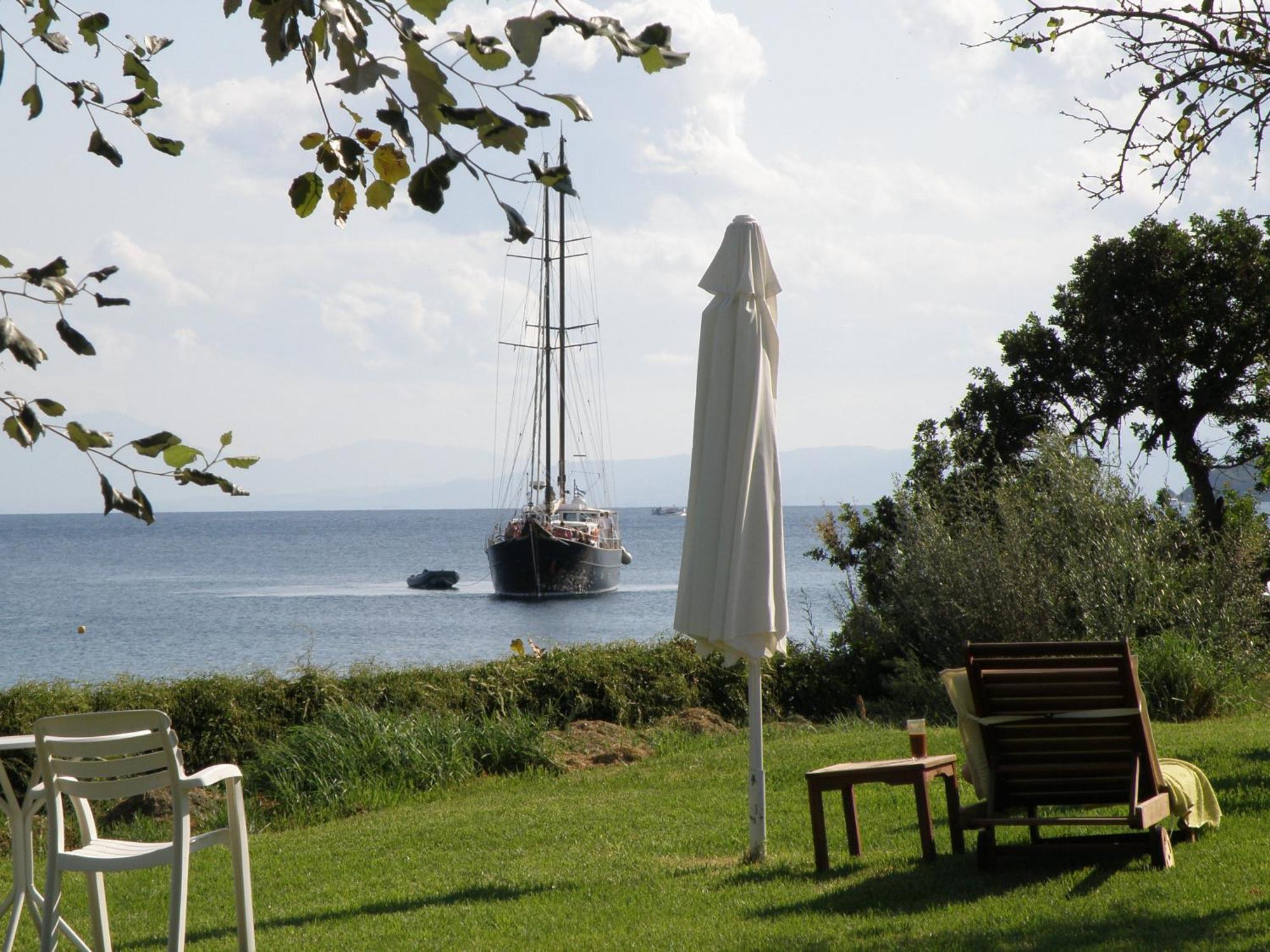 Angeliki Beach Hotel 메갈리 아모스 외부 사진