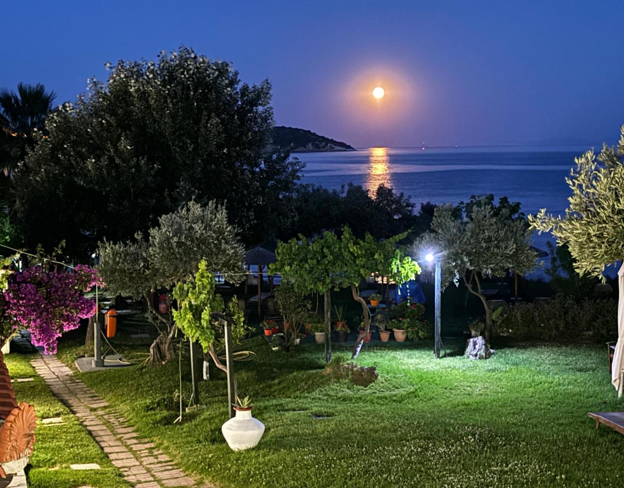Angeliki Beach Hotel 메갈리 아모스 외부 사진