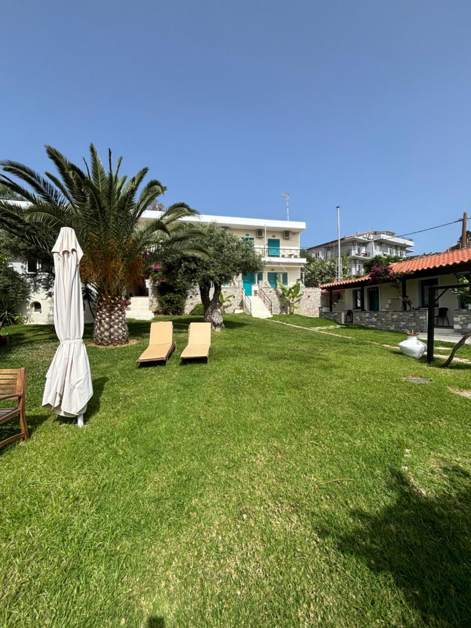 Angeliki Beach Hotel 메갈리 아모스 외부 사진